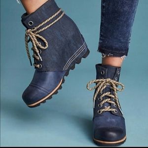 💞Sorel pdx waterproof wedge boots NWT